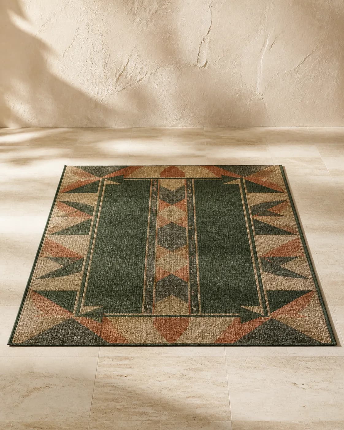 Geometric Patio Rug